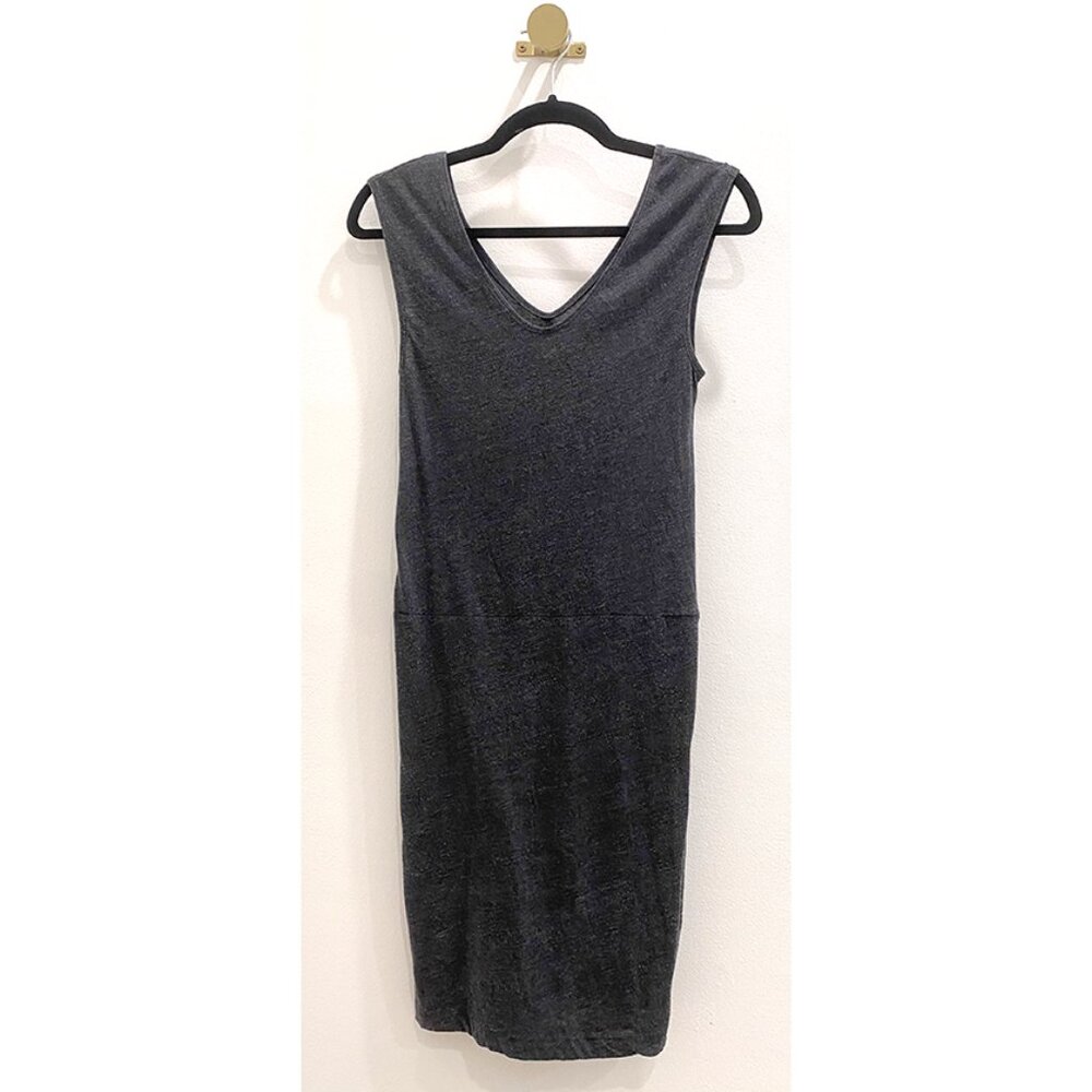 Raquel Allegra Basic Sleeveless Dress – Charcoal Gray (Size Small)